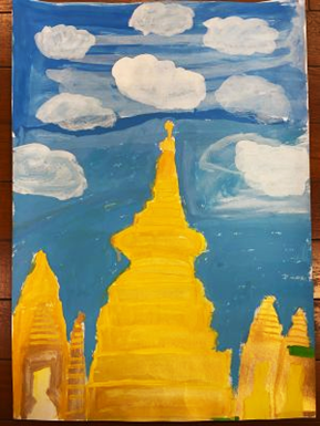 光り輝くパゴダ