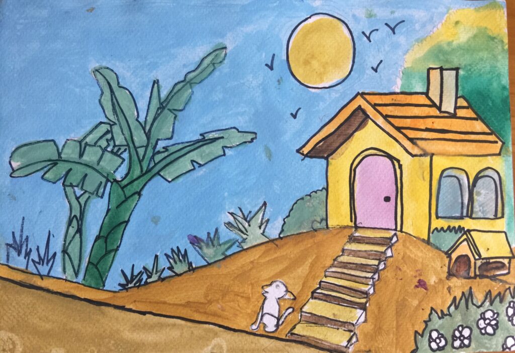 山小屋（7歳）
