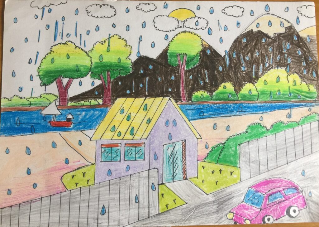 雨の日（8歳）